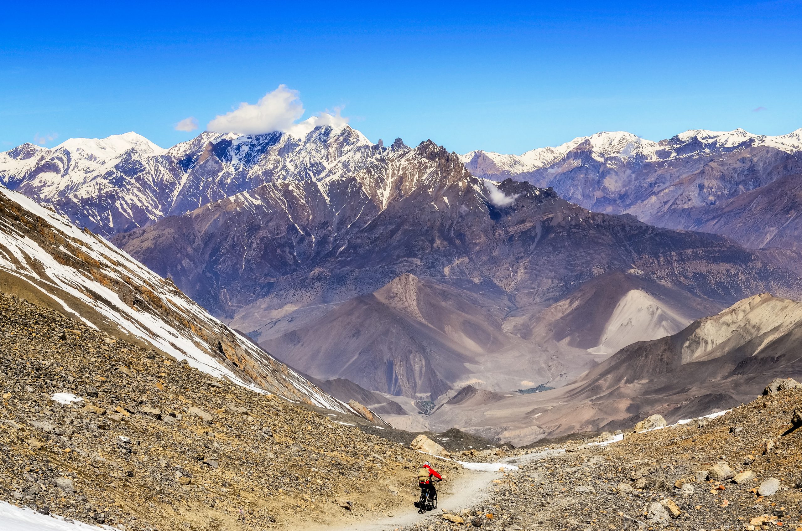 Motorsykkeltur til Upper Mustang i Nepal